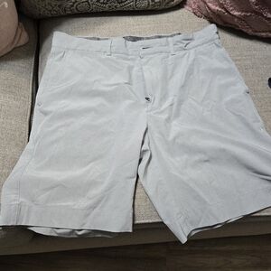 Daniel Cremieux Light Gray Flat Front Shorts